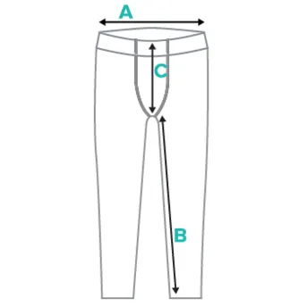 Men's leggings | Product measurement