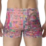 wild peach clothing | Pink peach disco pants boxer briefs | Back view