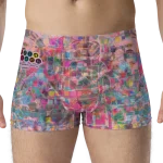 wild peach clothing | Pink peach disco pants boxer briefs | Front view