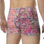 wild peach clothing | Pink peach disco pants boxer briefs | Right back view