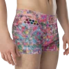 wild peach clothing | Pink peach disco pants boxer briefs | Right front view