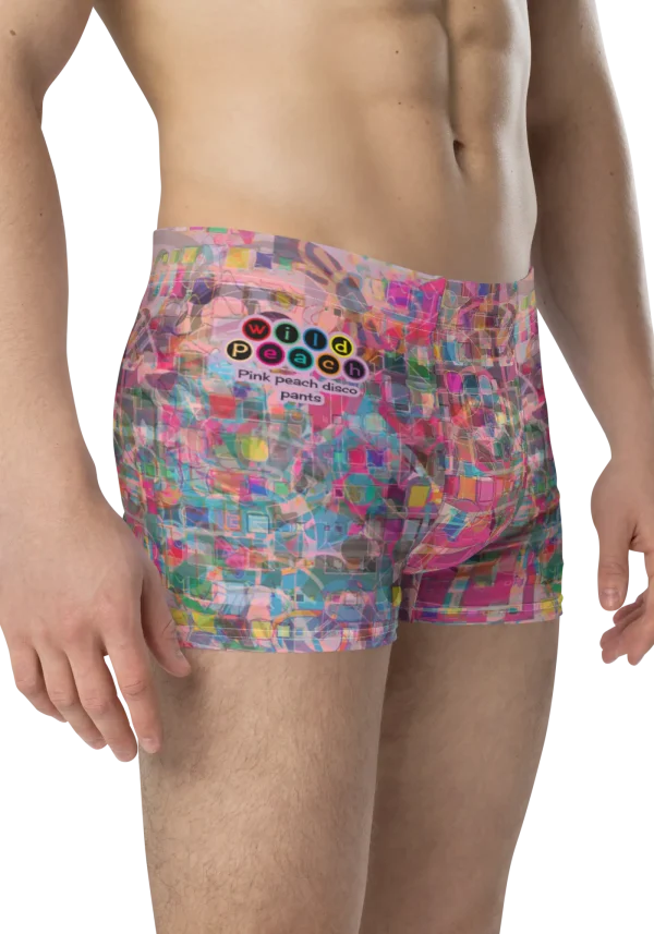 Pink peach disco pants boxer briefs