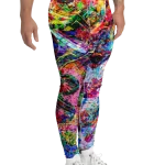 wild peach clothing | Pastel pop 1 - Men's leggings | Right view