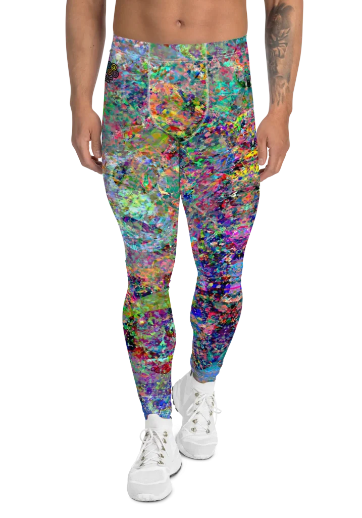 wild peach clothing | Wildman from Footscray men's leggings | Front view