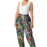 wild peach clothing | Butterfly orgy 5514 track pants | Front 2 view