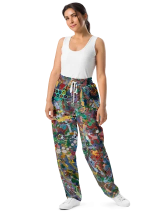 Butterfly orgy 5514 wide leg joggers