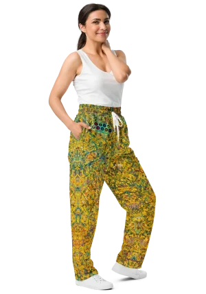 Oasis in the desert wide leg joggers