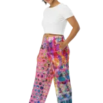 wild peach clothing | Delta Bedlam dancing - Wide leg pants | Left front view