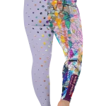 wild peach clothing | Wild style 1 lavender plus size leggings | Back view