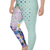 wild peach clothing | Wild style 1 mint green plus size leggings | Left view