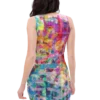 wild peach clothing | Delta Bedlam dancing bodycon dress | Back view