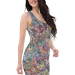 wild peach clothing | Wild party 1 bodycon dress | Right front view