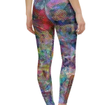 wild peach clothing | Insanity is pleasure high waisted leggings | Back view