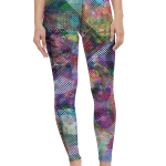 wild peach clothing | Insanity is pleasure high waisted leggings | Front view