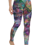 wild peach clothing | Insanity is pleasure high waisted leggings | Right front view