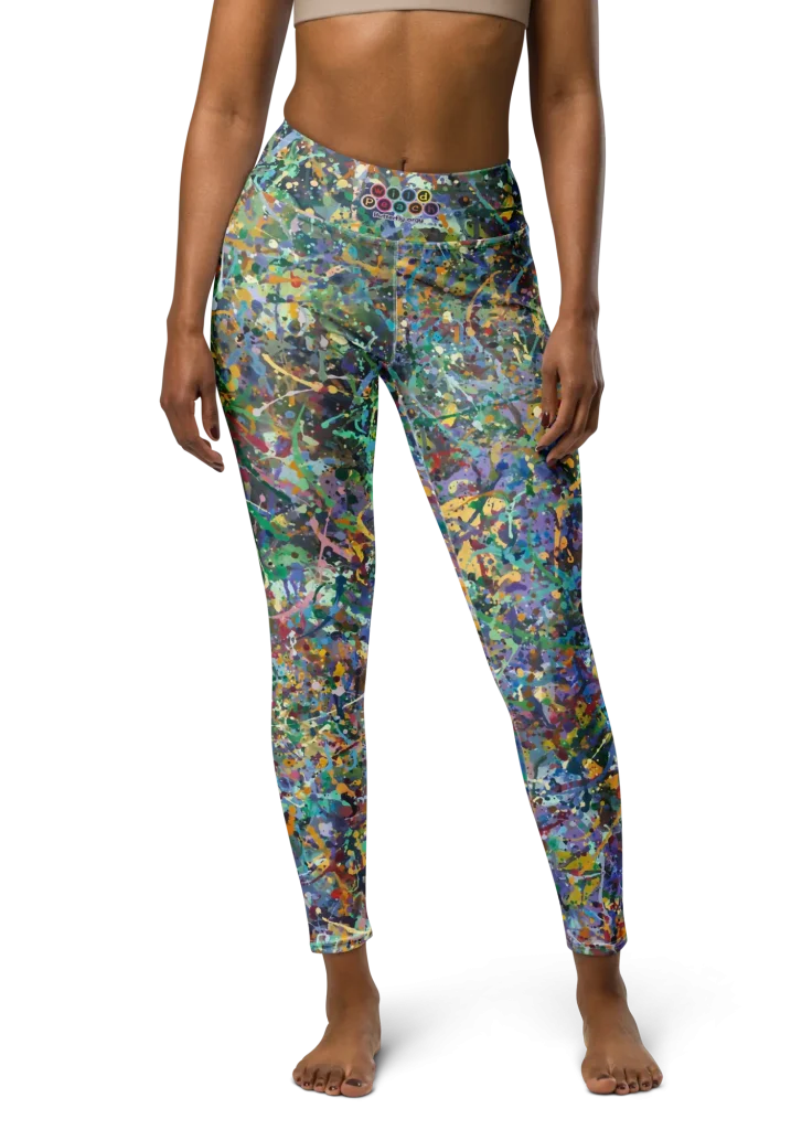 Butterfly orgy high waisted leggings