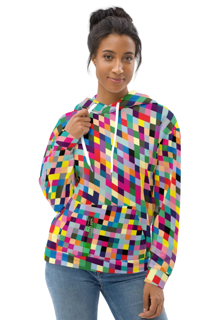 wild peach clothing | I like to party hoodie | Front view