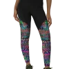 wild peach clothing | Someone armed the insane squirrels sports leggings | Front view