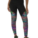 wild peach clothing | Someone armed the insane squirrels sports leggings | Front view