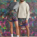 wild peach clothing | Someone armed the insane squirrels athletic long shorts | Duo