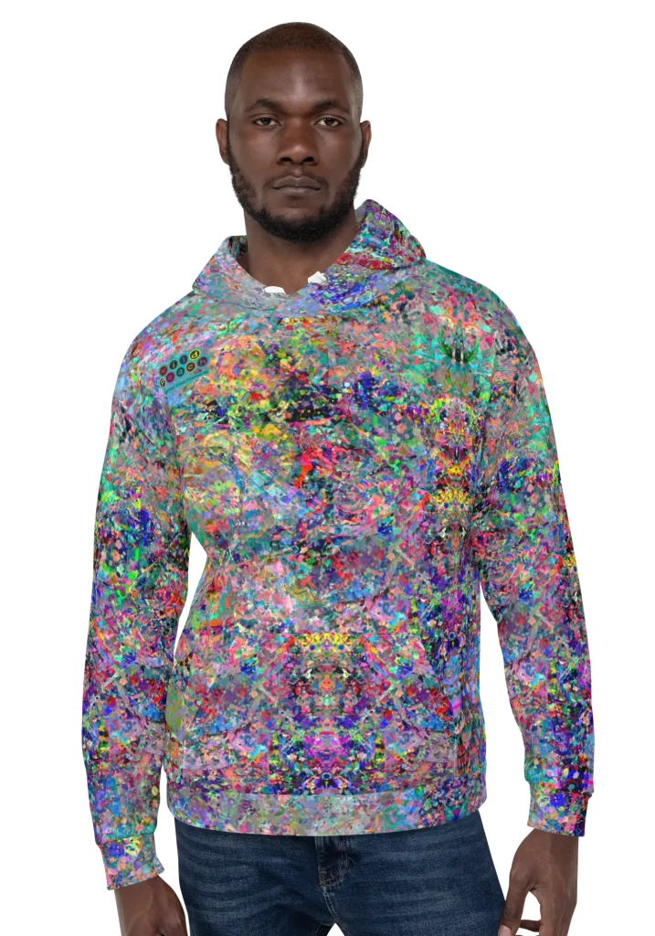 wild peach clothing | Wildman from Footscray hoodie | Front view