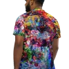 wild peach clothing | Riot of color sports jersey | Back view