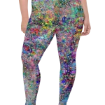 wild peach clothing | Wildwoman from Footscray plus size leggings | Front view