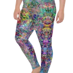 wild peach clothing | Wildwoman from Footscray plus size leggings | Left view