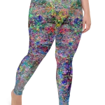 wild peach clothing | Wildwoman from Footscray plus size leggings | Right view