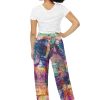 wild peach clothing | Drugged out monkey wide leg pants | Back view