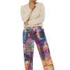 wild peach clothing | Drugged out monkey wide leg pants | Front view