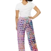 wild peach clothing | Drugged out monkey lilac wide leg pants | Back view