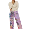 wild peach clothing | Drugged out monkey lilac wide leg pants | Front view