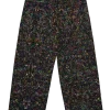 wild peach clothing | The dude goes dark wide leg pants | Front view