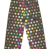wild peach clothing | Army green party pants wide leg pants | Back view