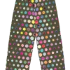 wild peach clothing | Army green party pants wide leg pants | Front view