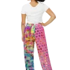 wild peach clothing | Delta Bedlam dancing wide leg pants | Back view