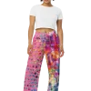 wild peach clothing | Delta Bedlam dancing wide leg pants | Front view