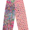 wild peach clothing | Pink peach disco pants wide leg pants | Back view
