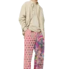 wild peach clothing | Pink peach disco pants wide leg pants | Right front view