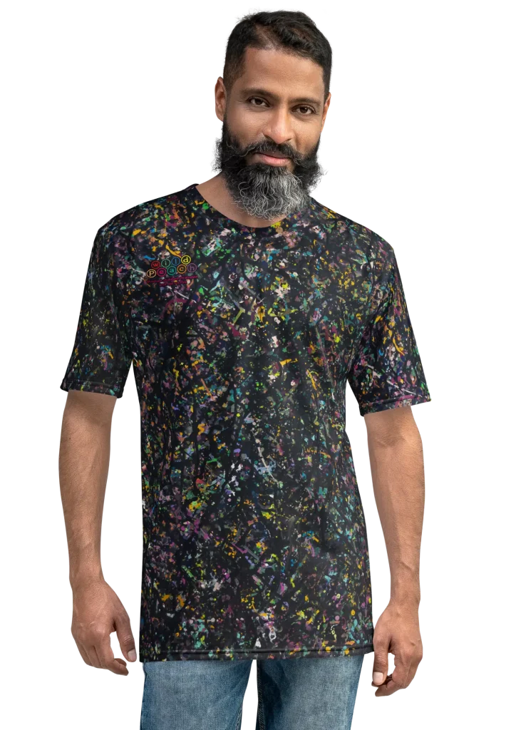 wild peach clothing | Bashed stabbed strangled men's crewneck t-shirt | Front view