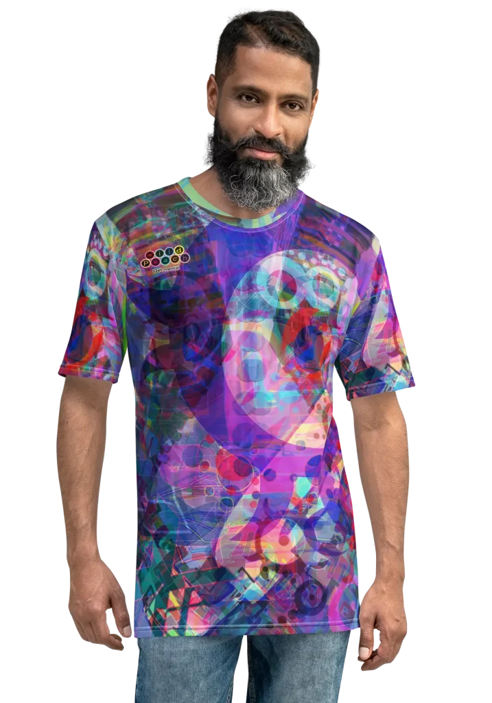 wild peach clothing | Get mental men's crewneck t-shirt | Front view