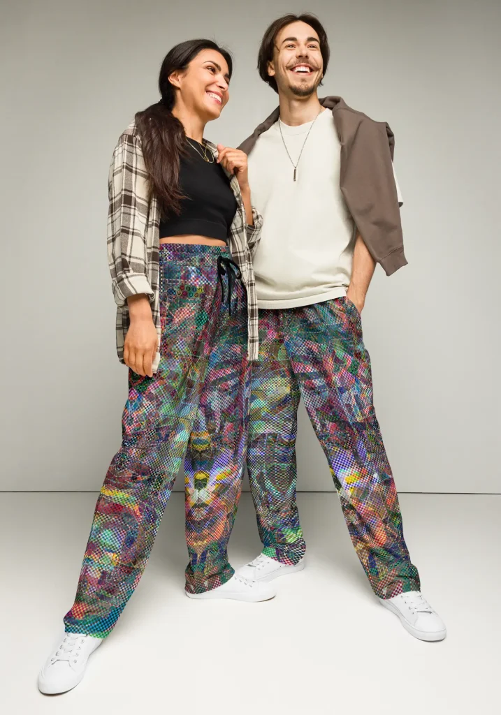 wild peach clothing | Happy pants 2 track pants | Front view