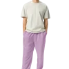 wild peach clothing | Lilac confetti track pants | Front view