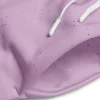 wild peach clothing | Lilac confetti track pants | Detail view