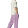 wild peach clothing | Lilac confetti track pants | Right back view