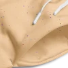 wild peach clothing | Peach confetti track pants | Detail view