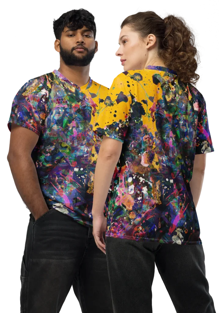 wild peach clothing | Dancing King Sports T-shirt | Front view