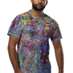 wild peach clothing | Wildman from Footscray sports jersey | Front view