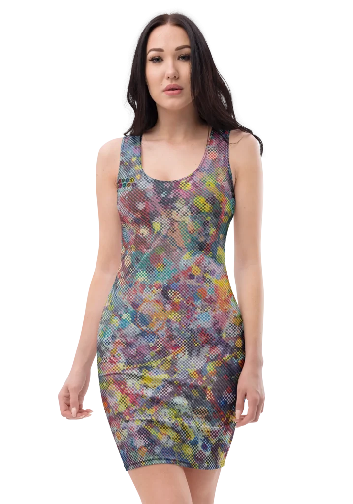 wild peach clothing | Wild Party 1 bodycon dress | Front view